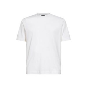 Zegna Men White Cotton And Silk Leggerissimo T-Shirt